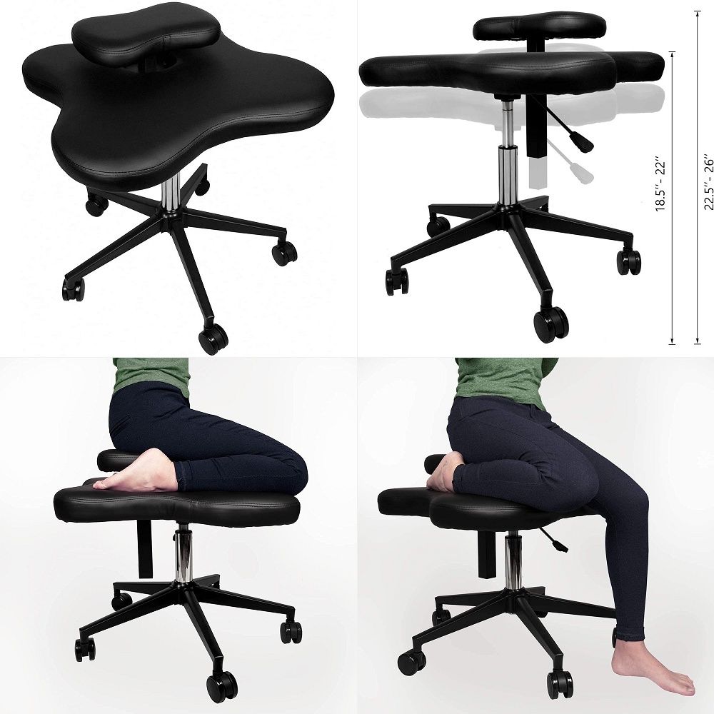 Ergonomic Office Chair - Adjustable Kneeling Chair Ergonomic Posture Corrective