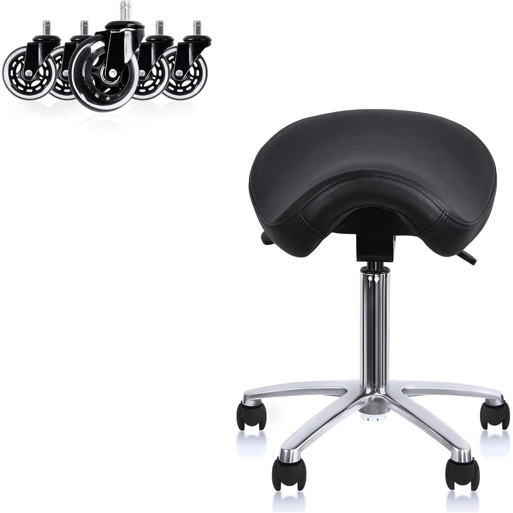 Ergonomic Office Chair - Ergonomic PU Leather Swivel Office Chair
