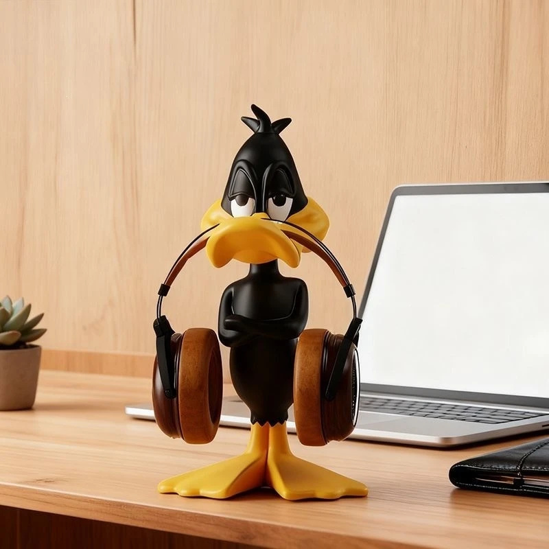 Duck Headphone Stand Creative  - مراجعة Home Office Headset وسعره