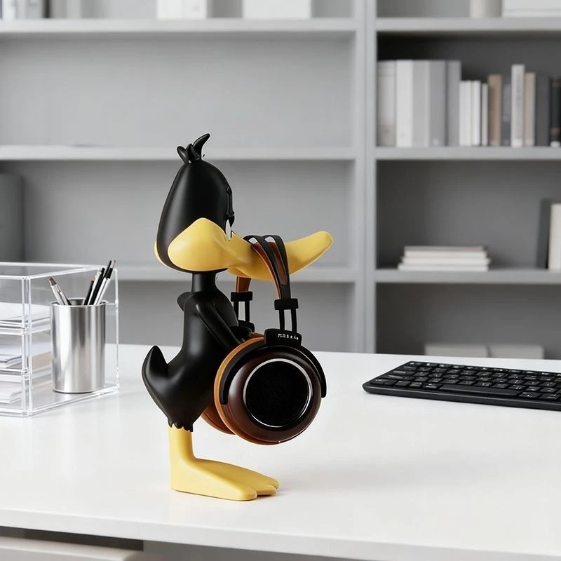 Duck Headphone Stand Creative  - مراجعة Home Office Headset وسعره