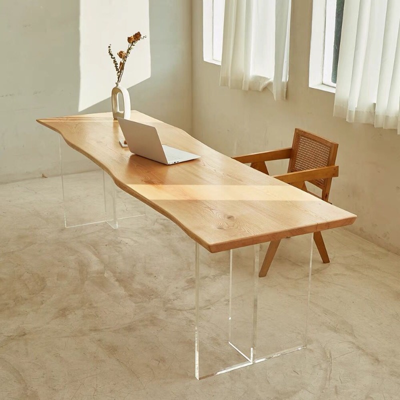 Nordic Solid Wood Acrylic Floa - مراجعة Free Home Office وسعره