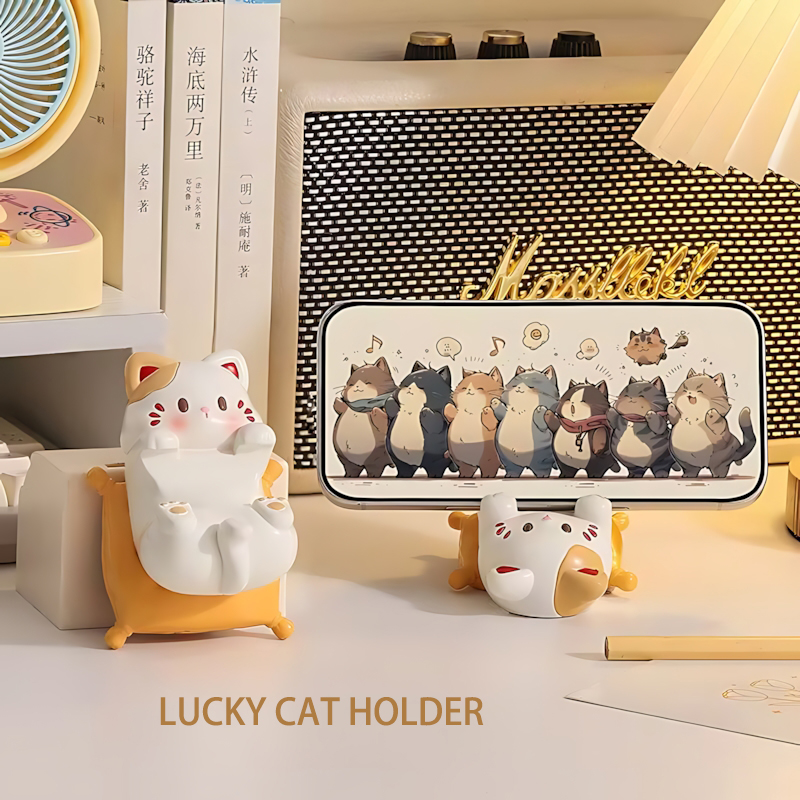 Cute Cartoon Cat Desktop Ornam - مراجعة Home Office Jobs وسعره