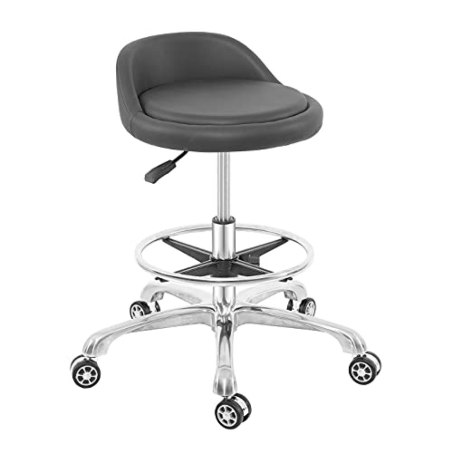 Rolling Stool Adjustable Draft - مراجعة Free Home Office وسعره