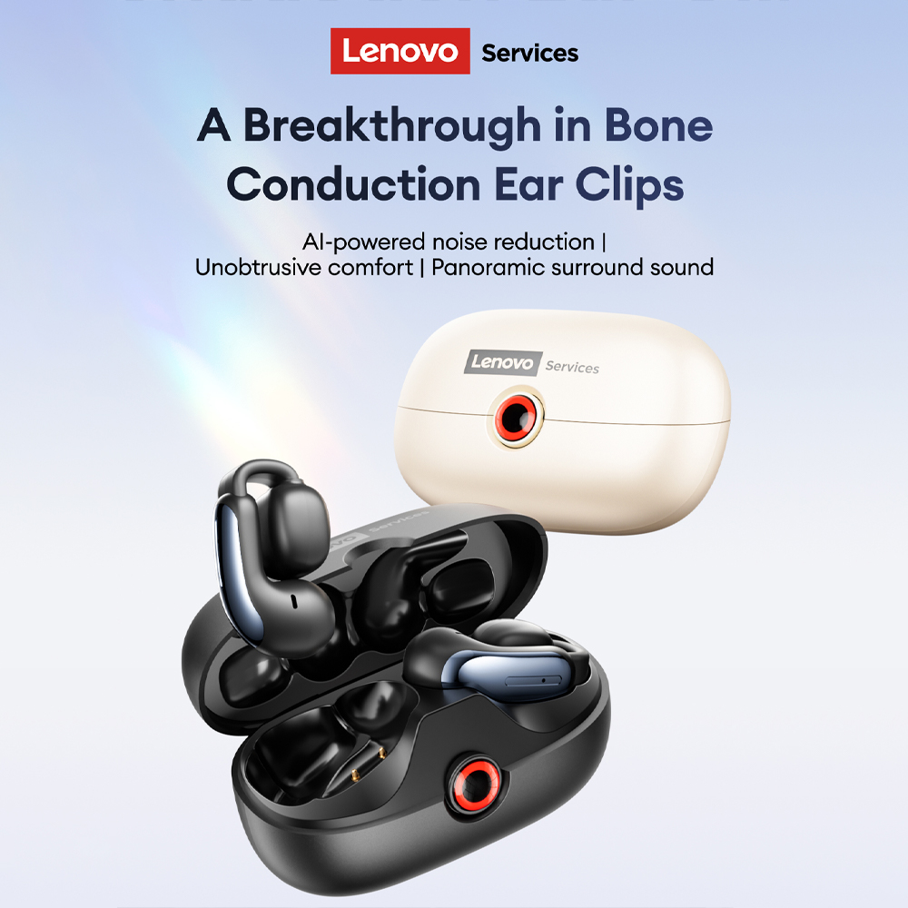 Lenovo LES-108 Bone Conduction - مراجعة Home Office Headset وسعره