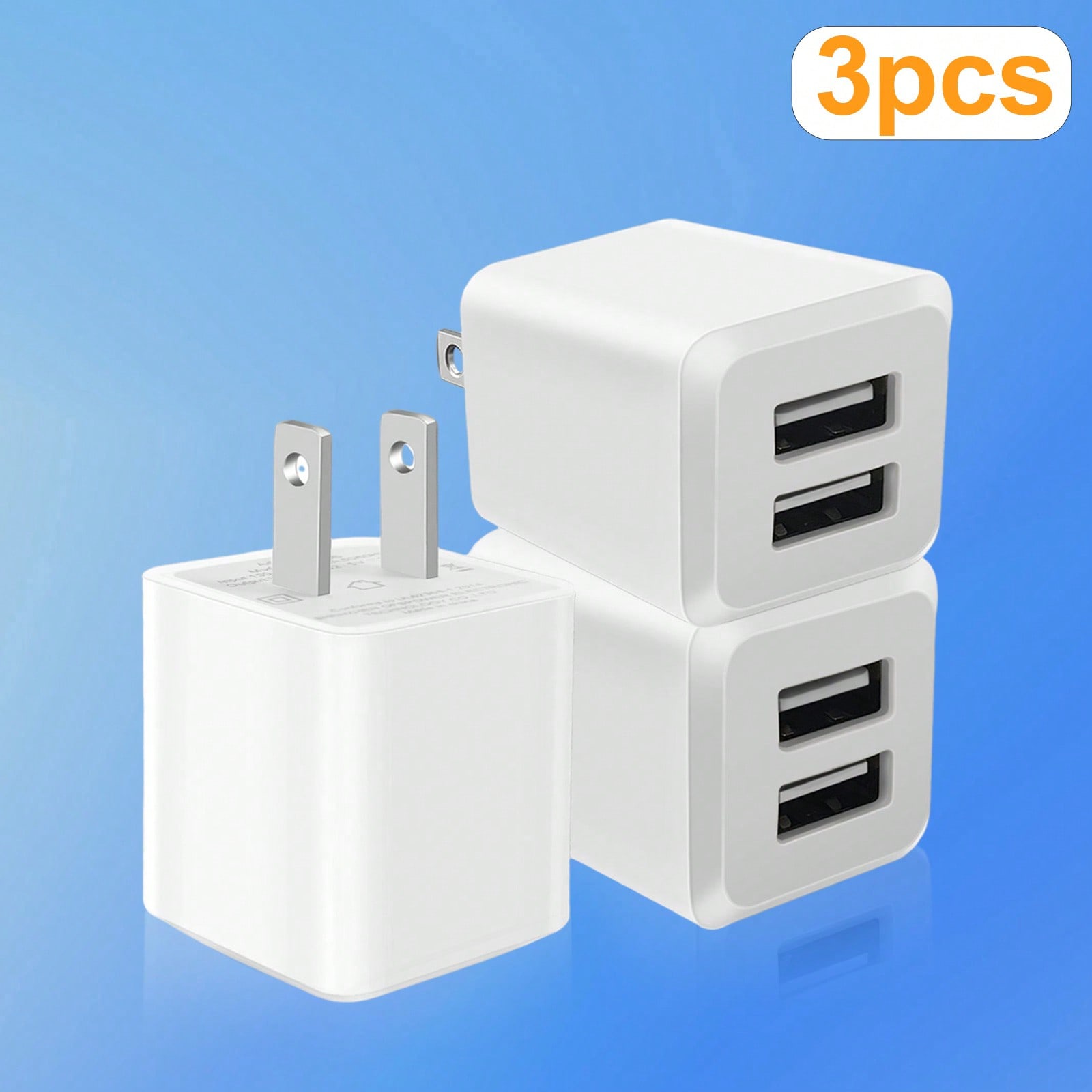 White US Plug Dual Port Fast C - مراجعة Home Office Call Center وسعره