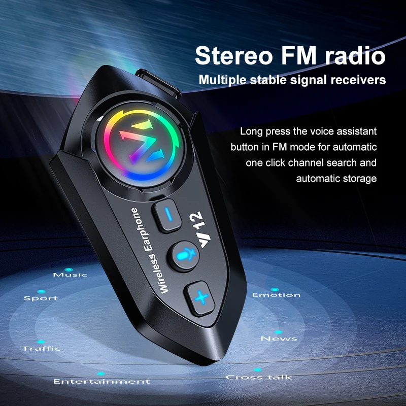 1/2X Bluetooth 5.4 Motorcycle  - مراجعة Home Office Headset وسعره