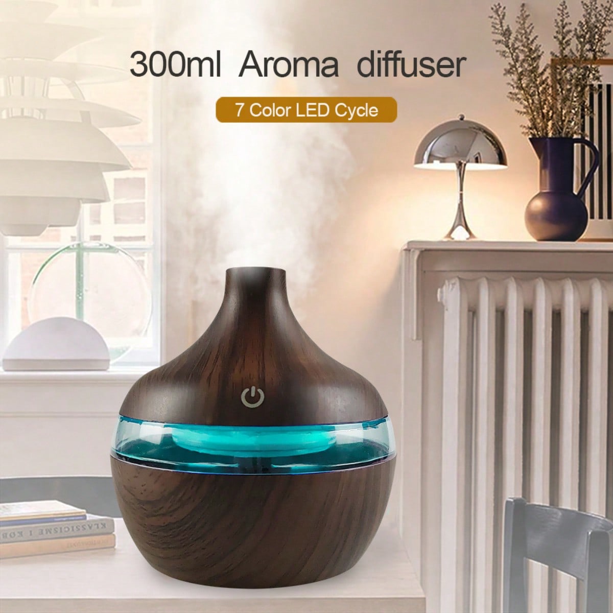 2-In-1 Wood Air Humidifier & A - مراجعة Home Office Gear وسعره