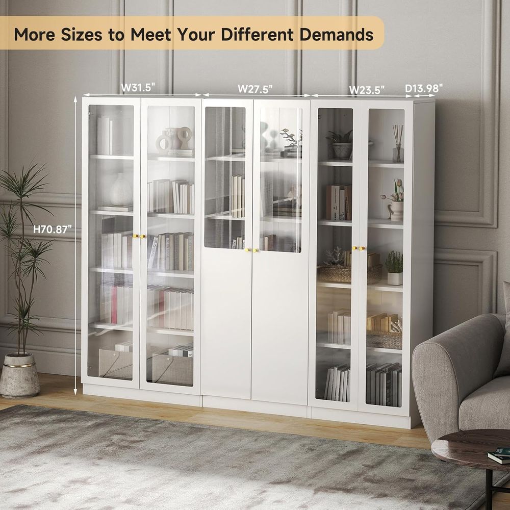 70.87 Tall Metal Bookshelf, 5- - مراجعة Free Home Office وسعره