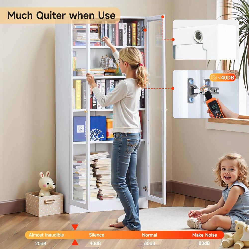 70.87 Tall Metal Bookshelf, 5- - مراجعة Free Home Office وسعره