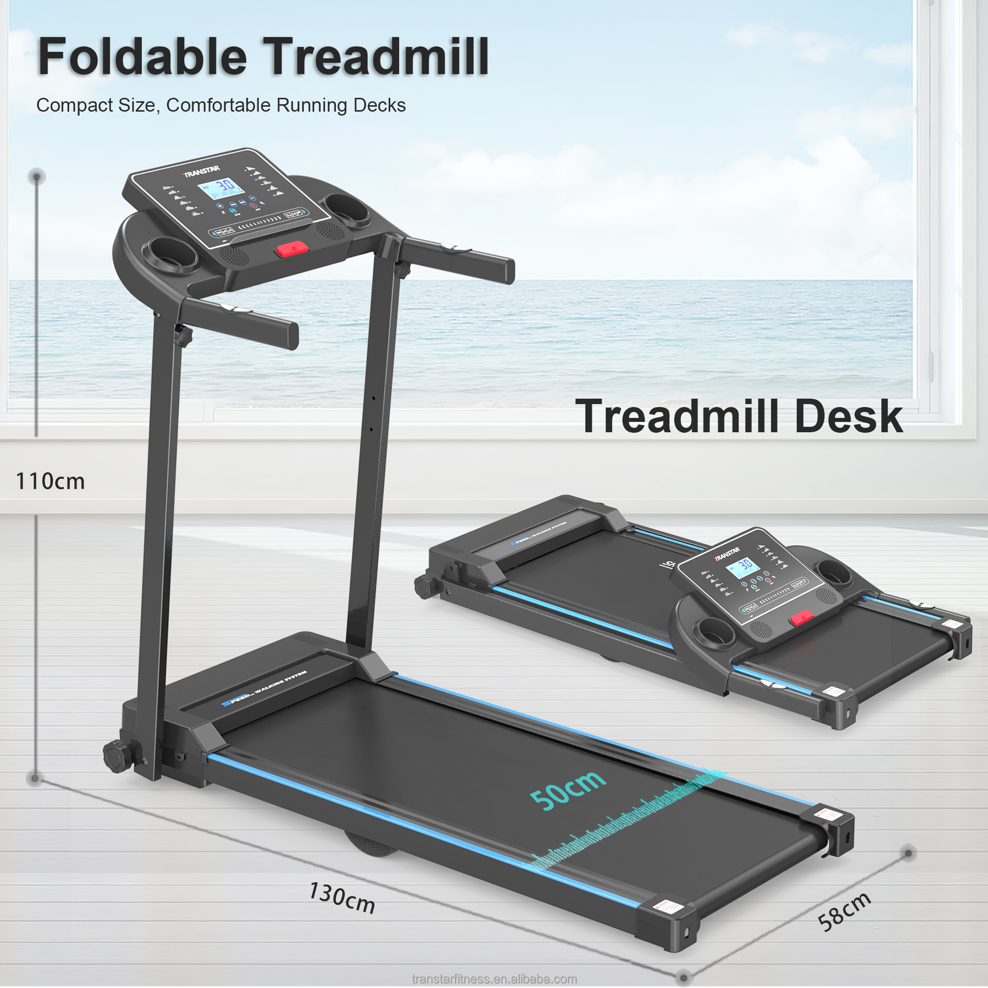2.5HP Motor Foldable Electric  - مراجعة Home Office Gear وسعره