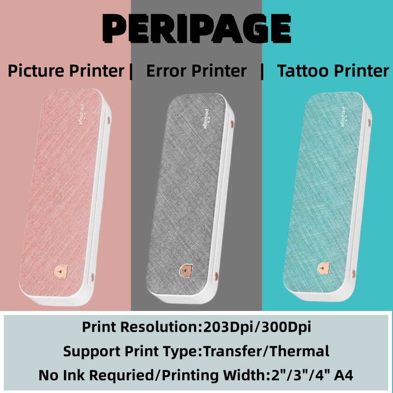 Peripage Portable A4 Printer T - مراجعة Laser Printer Home وسعره