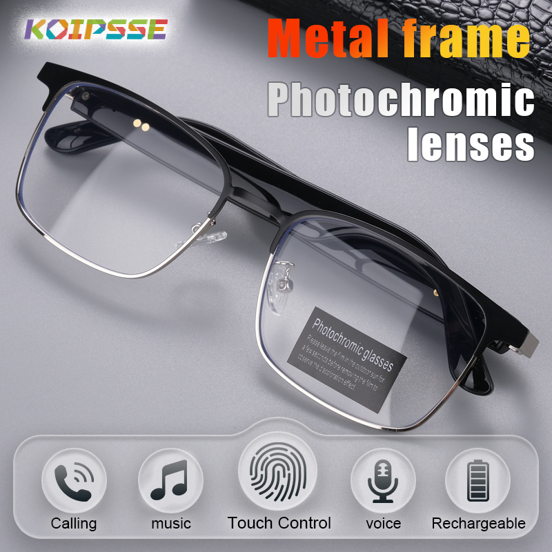 Koipsse smart glasses metal fr - مراجعة Home Office Headset وسعره