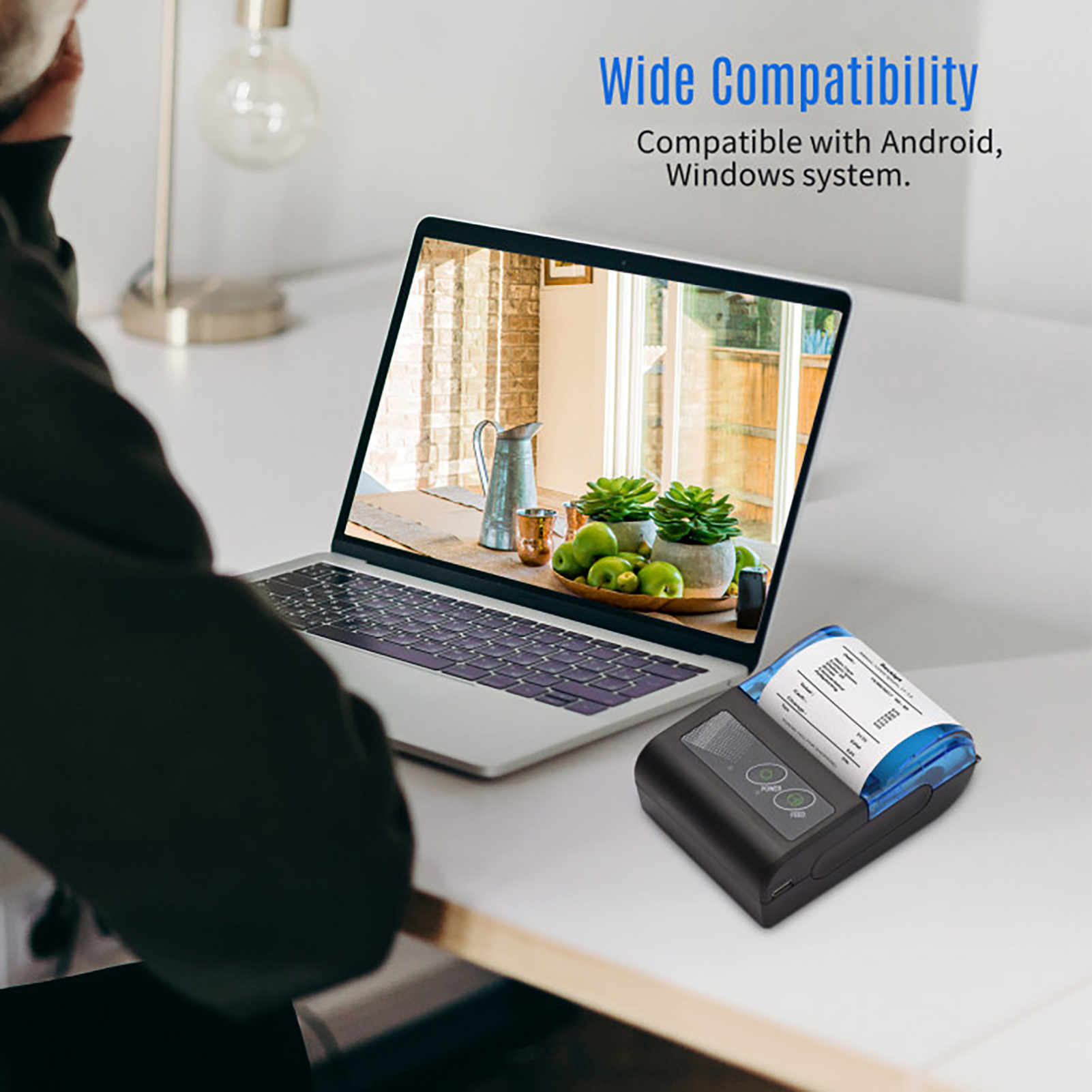 Bisofice Portable Mini Thermal - مراجعة Laser Printer Home وسعره