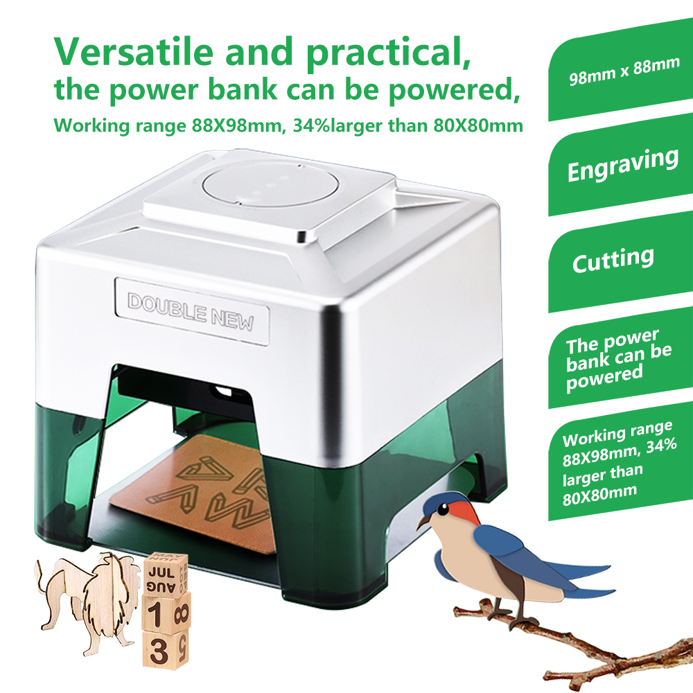 3W Mini Laser Engraver Portabl - مراجعة Laser Printer Home وسعره