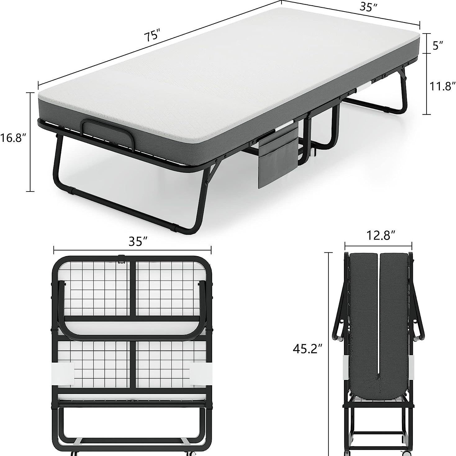 Amazon folding bed office home - مراجعة Home Office Of Amazon وسعره