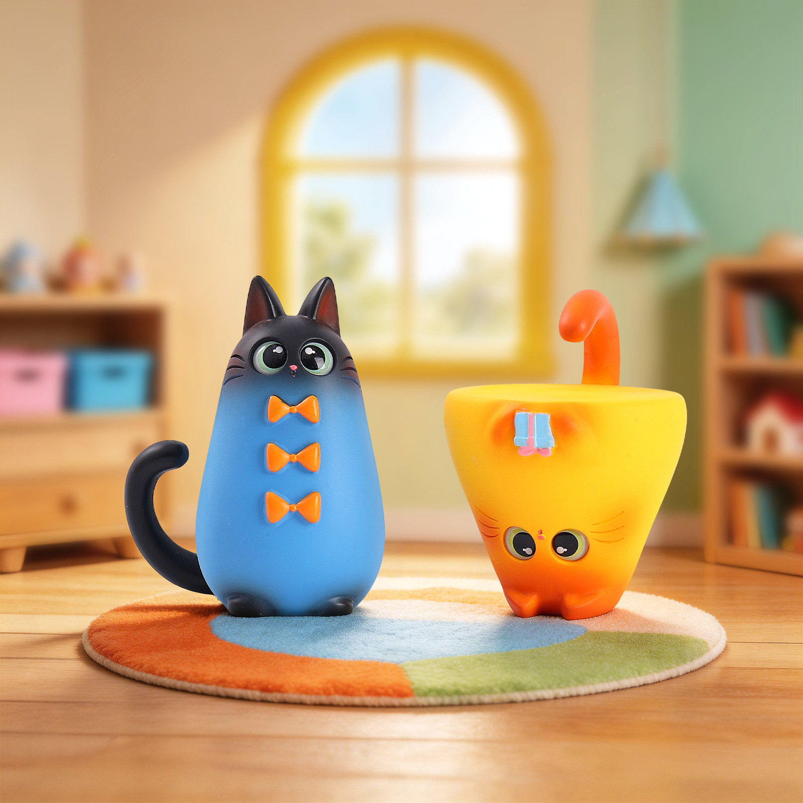 Blind Box Cat Figurine Resin C - مراجعة Home Office Jobs وسعره