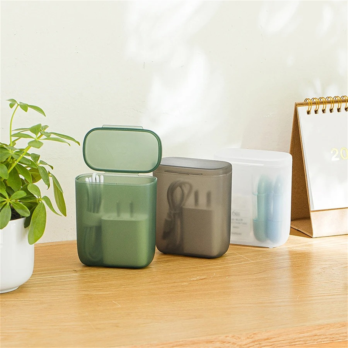 Desktop Data Cable Storage Box - مراجعة Home Office Call Center وسعره
