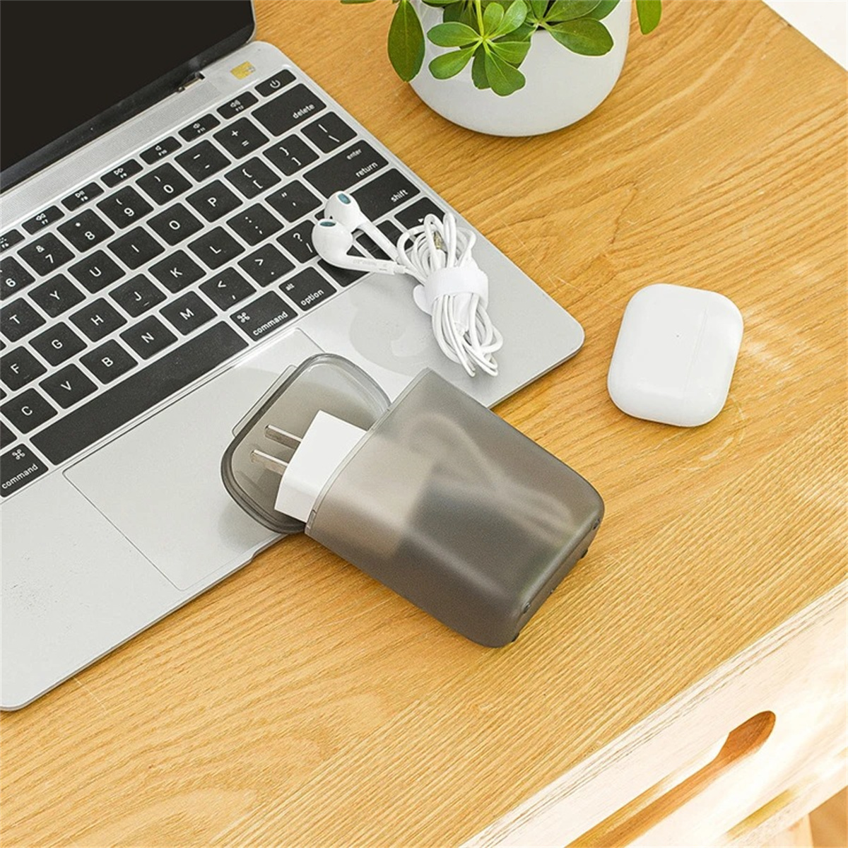 Desktop Data Cable Storage Box - مراجعة Home Office Call Center وسعره