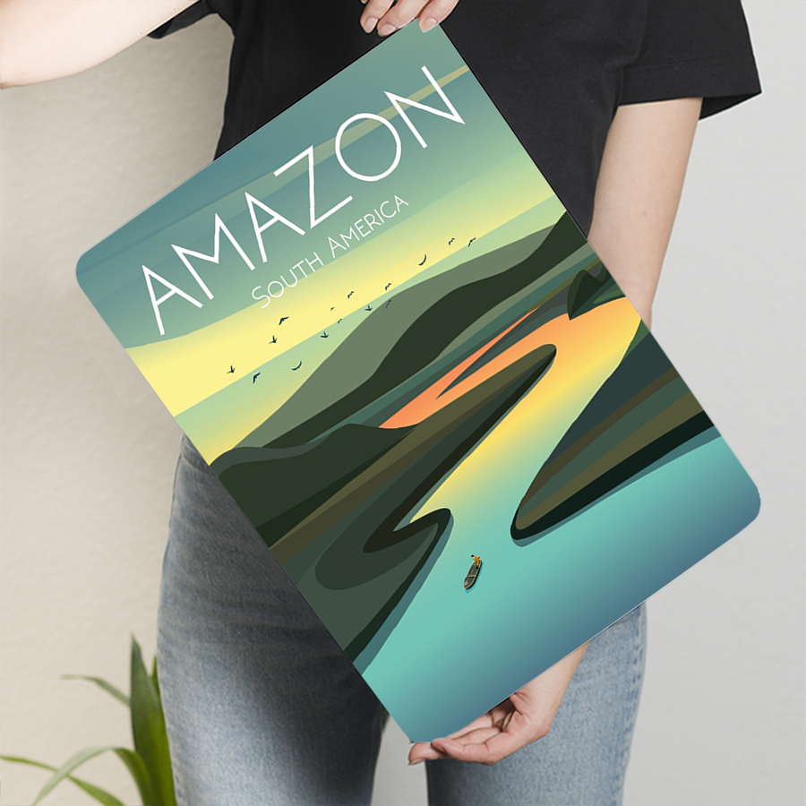 Amazon River Landscape Metal W - مراجعة Home Office Of Amazon وسعره