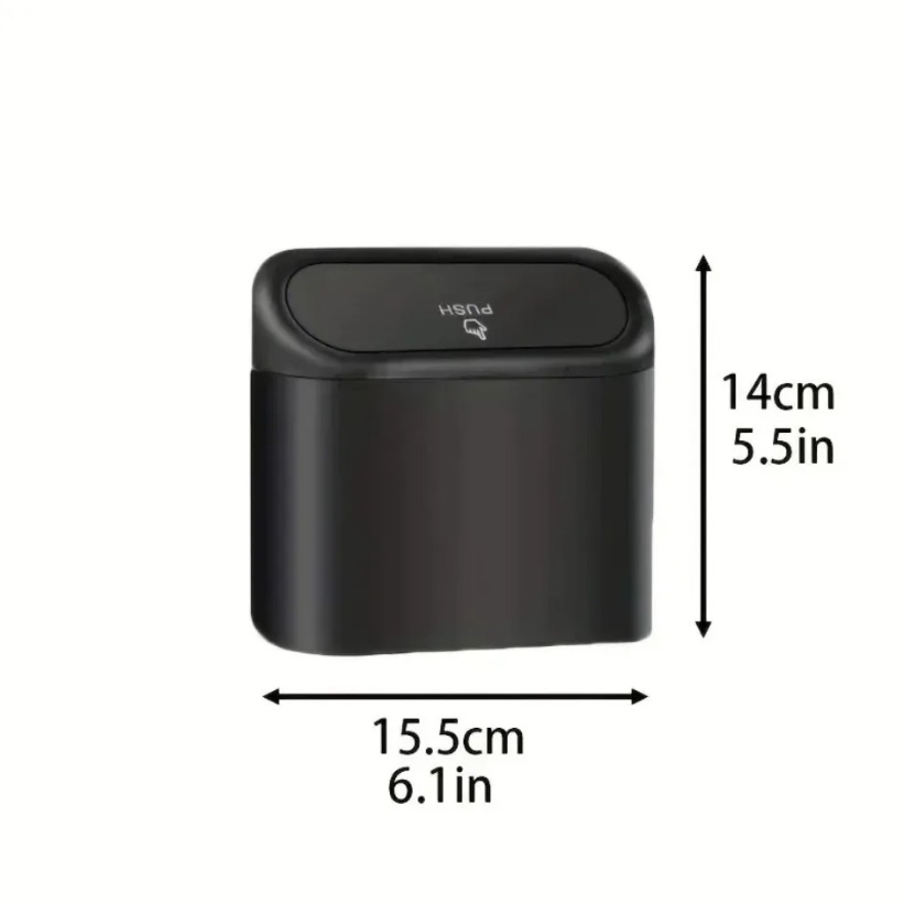 New Car Trash Can (with Lid) 3 - مراجعة Home Office Call Center وسعره