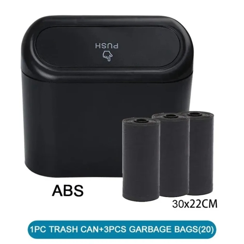 New Car Trash Can (with Lid) 3 - مراجعة Home Office Call Center وسعره