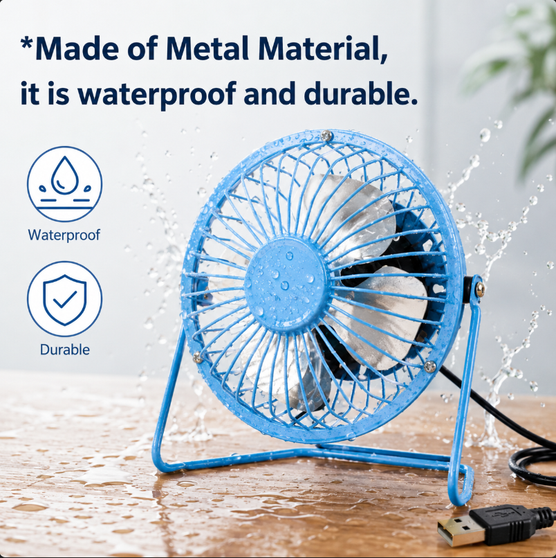 Mini Fan USB Fan Lightweight R - مراجعة Home Office Jobs وسعره