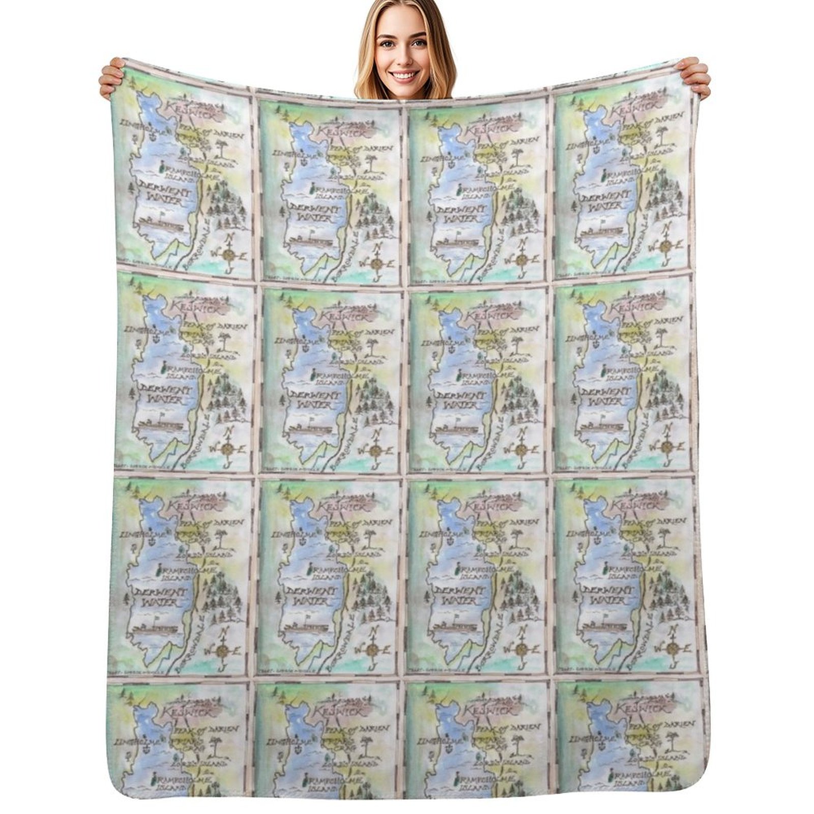 Swallows and Amazons map of De - مراجعة Home Office Of Amazon وسعره