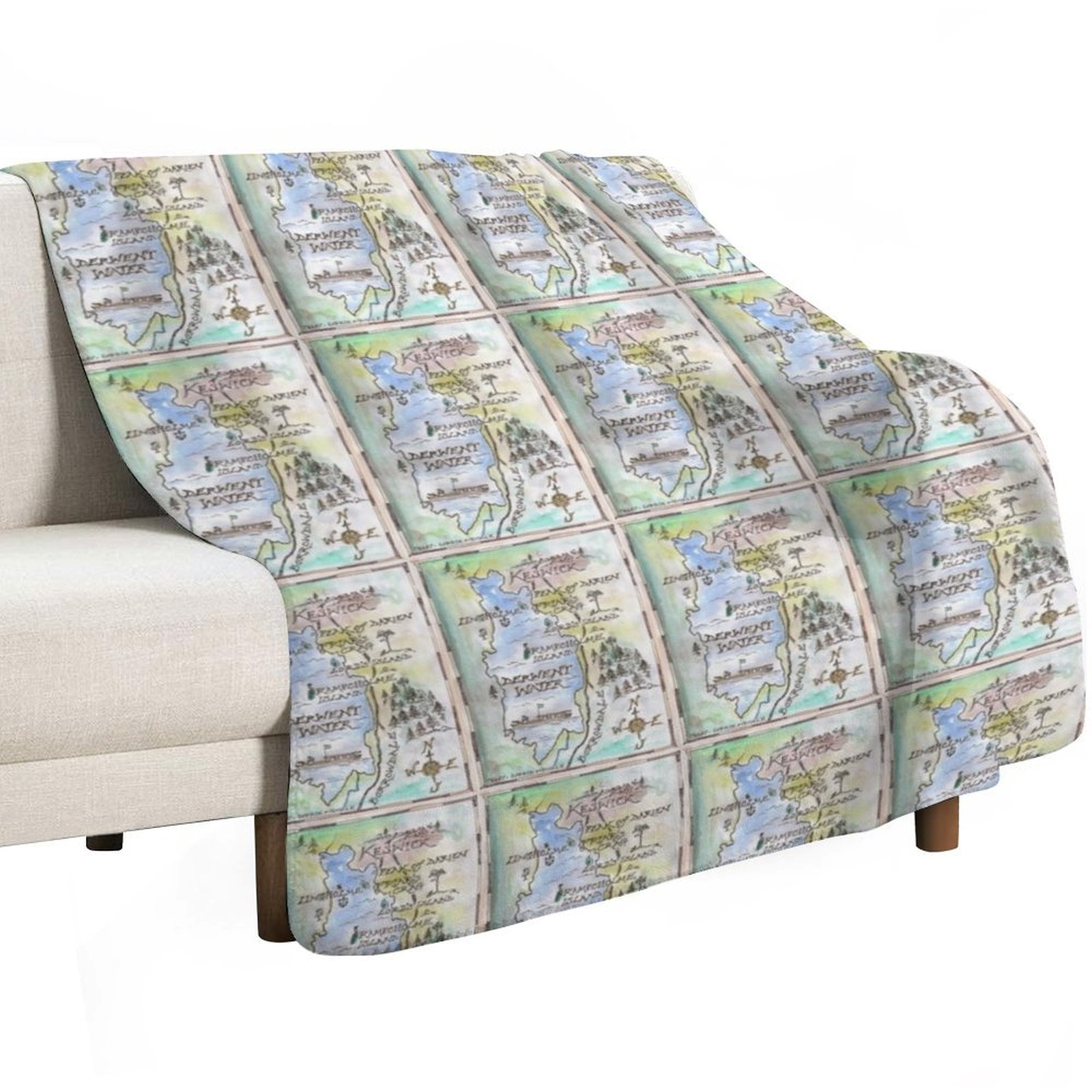 Swallows and Amazons map of De - مراجعة Home Office Of Amazon وسعره