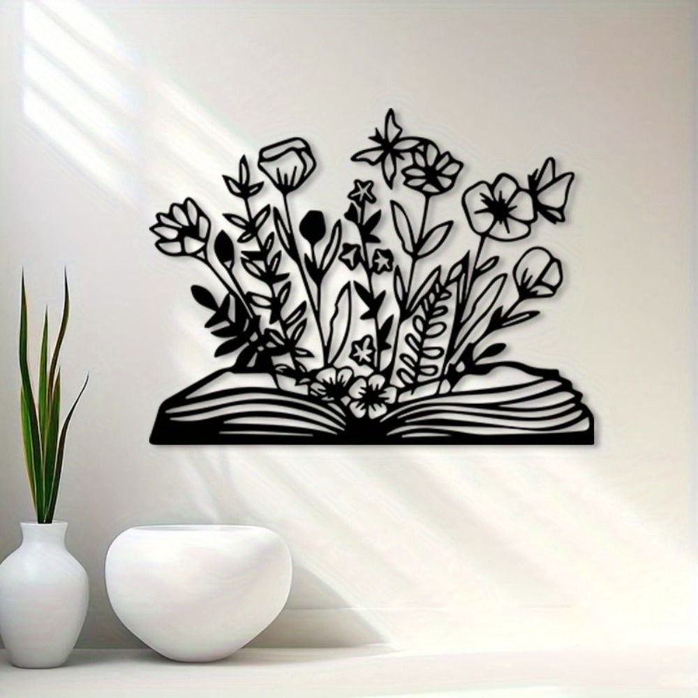 HL Metal Wall Art Reading Them - مراجعة Home Office With Library وسعره