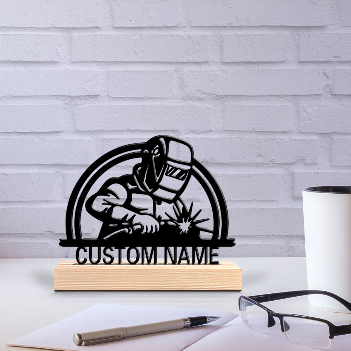 1pc Cute Personalized Custom W - مراجعة Home Office Industrial Style وسعره