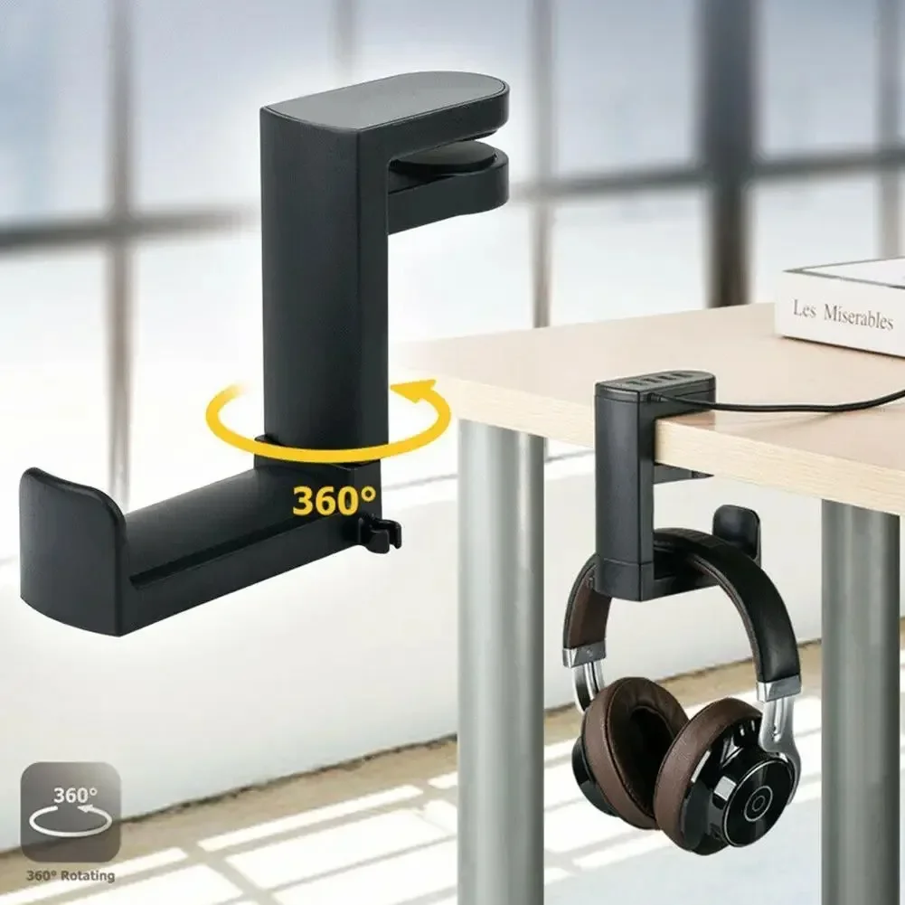 Rotatable Headphone Holder Uni - مراجعة Home Office Headset وسعره