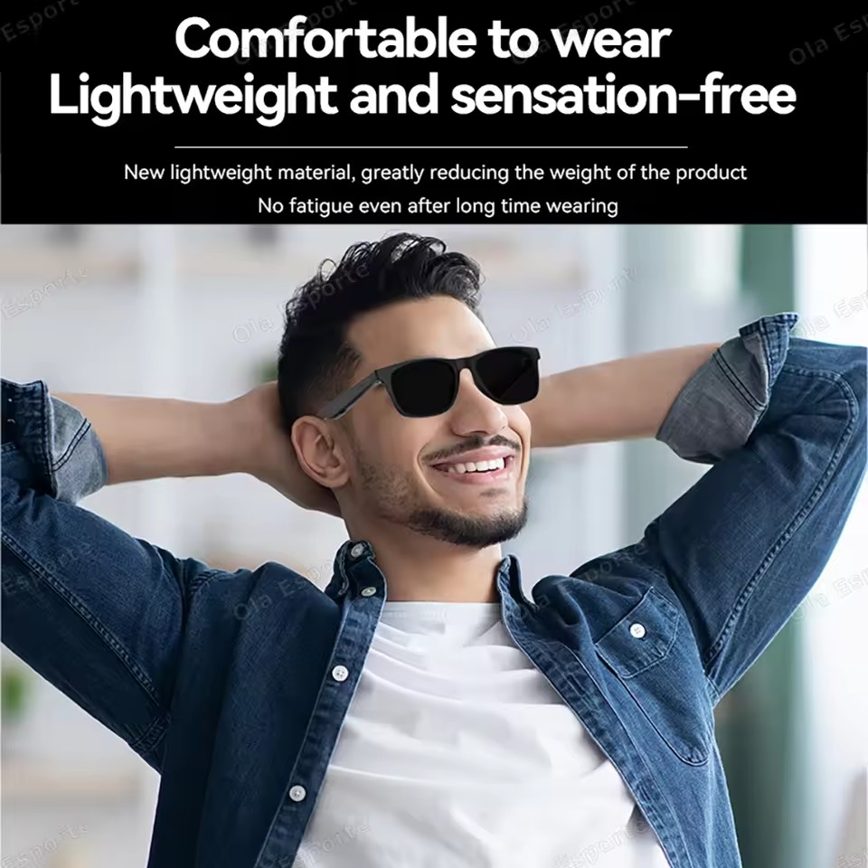 New Smart Glasses Bluetooth Ca - مراجعة Home Office Headset وسعره
