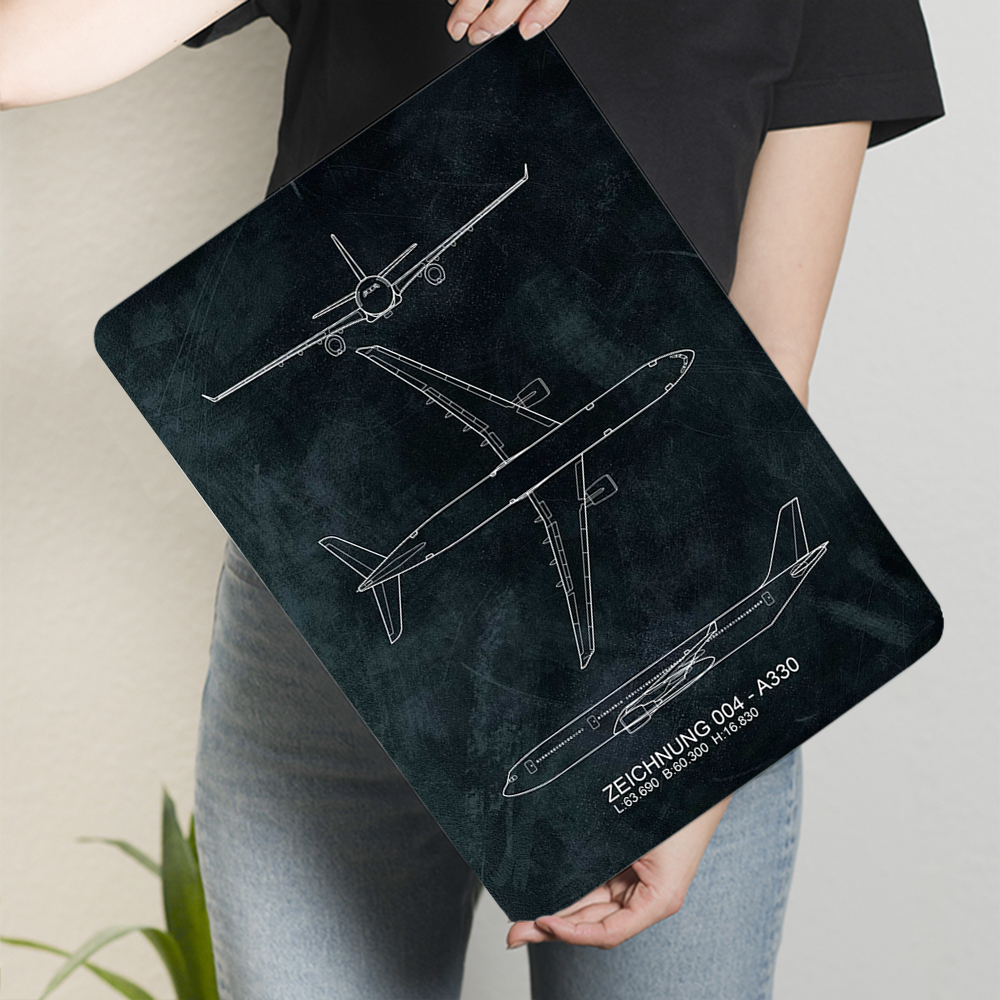 A330 Aircraft Blueprint Metal  - مراجعة Home Office Industrial Style وسعره