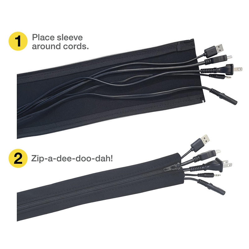 1/2/4 PCS Flexible Cable Manag - مراجعة Home Office Jobs وسعره