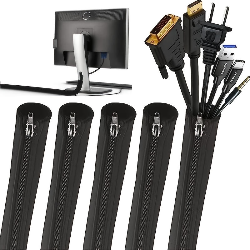 1/2/4 PCS Flexible Cable Manag - مراجعة Home Office Jobs وسعره
