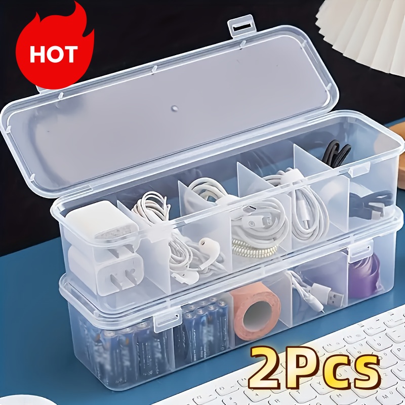 2Pcs Large Cable Management Bo - مراجعة Home Office Jobs وسعره