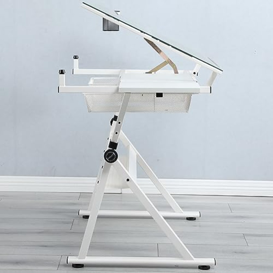Drafting Table with Stool Mode - مراجعة Free Home Office وسعره