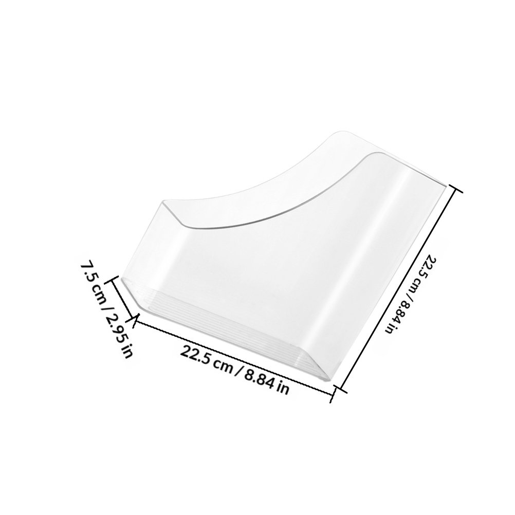 2Pcs Clear File Boxes Transpar - مراجعة Home Office With Library وسعره