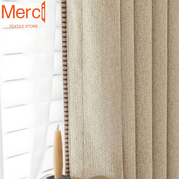 French Cotton and Linen Curtai - مراجعة Home Office Rate 2025 وسعره
