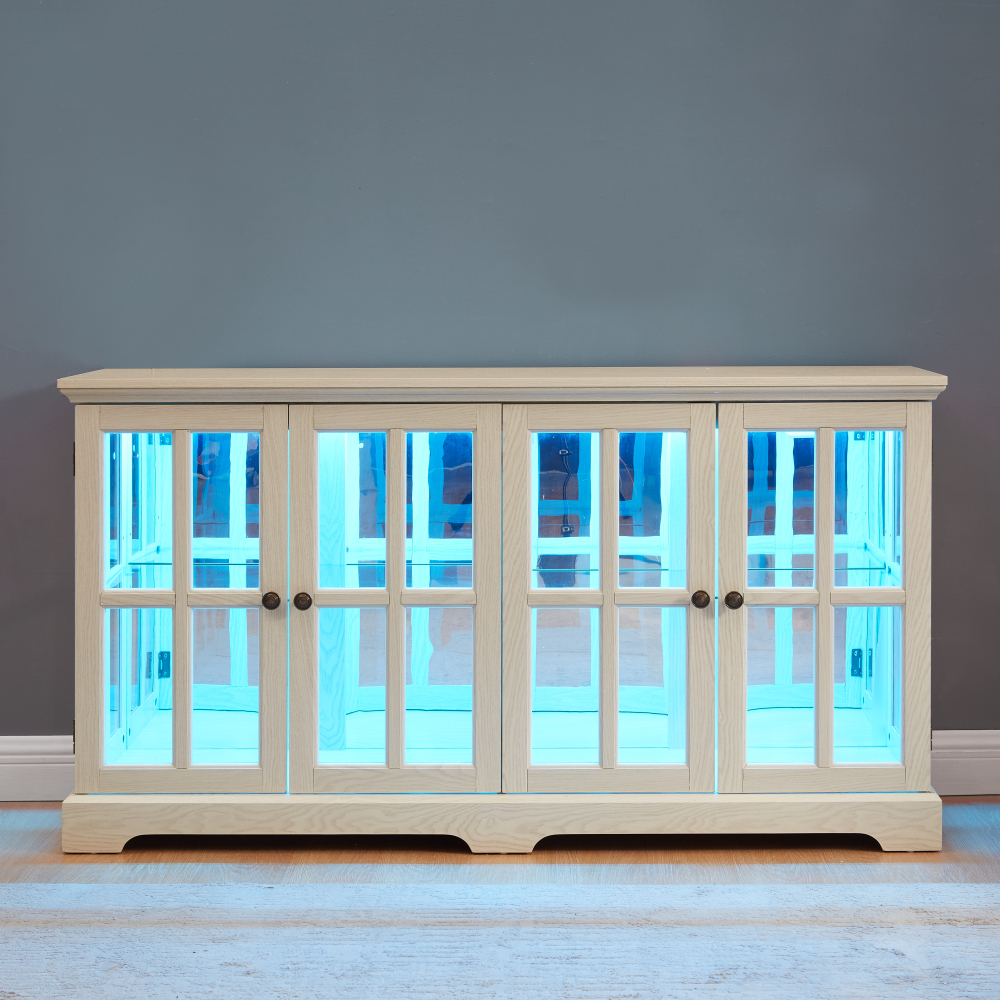 LED Curio Display Cabinet Vint - مراجعة Free Home Office وسعره
