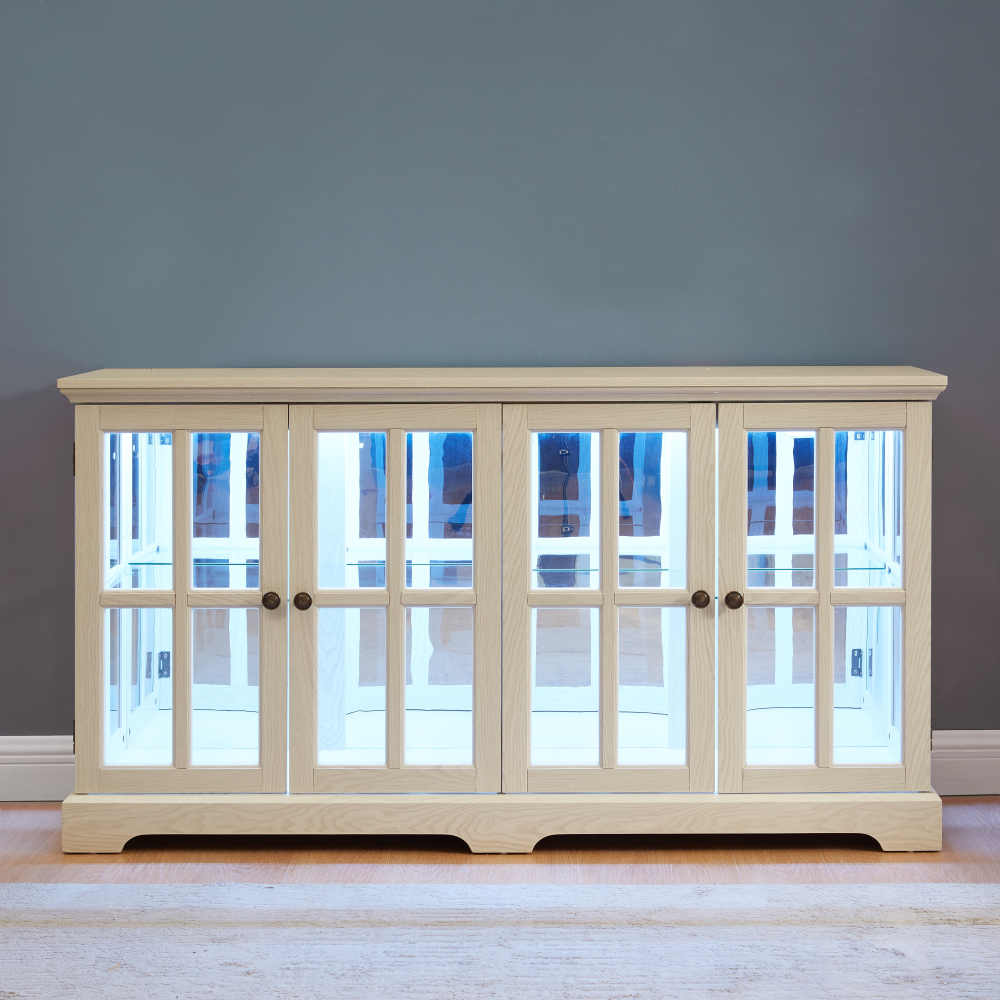LED Curio Display Cabinet Vint - مراجعة Free Home Office وسعره