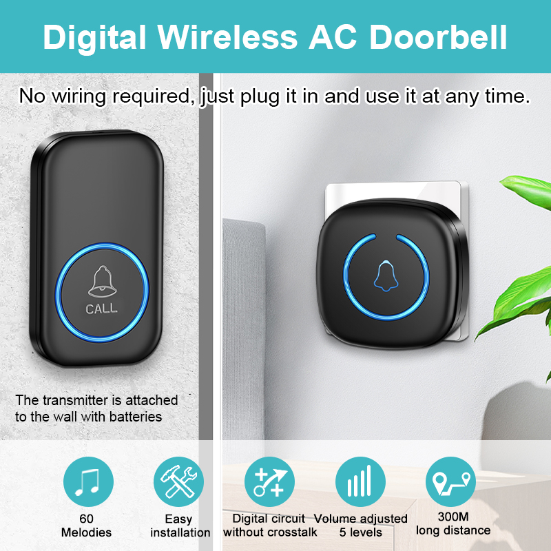 EZHEN Smart Wireless Doorbell  - مراجعة Home Office Call Center وسعره