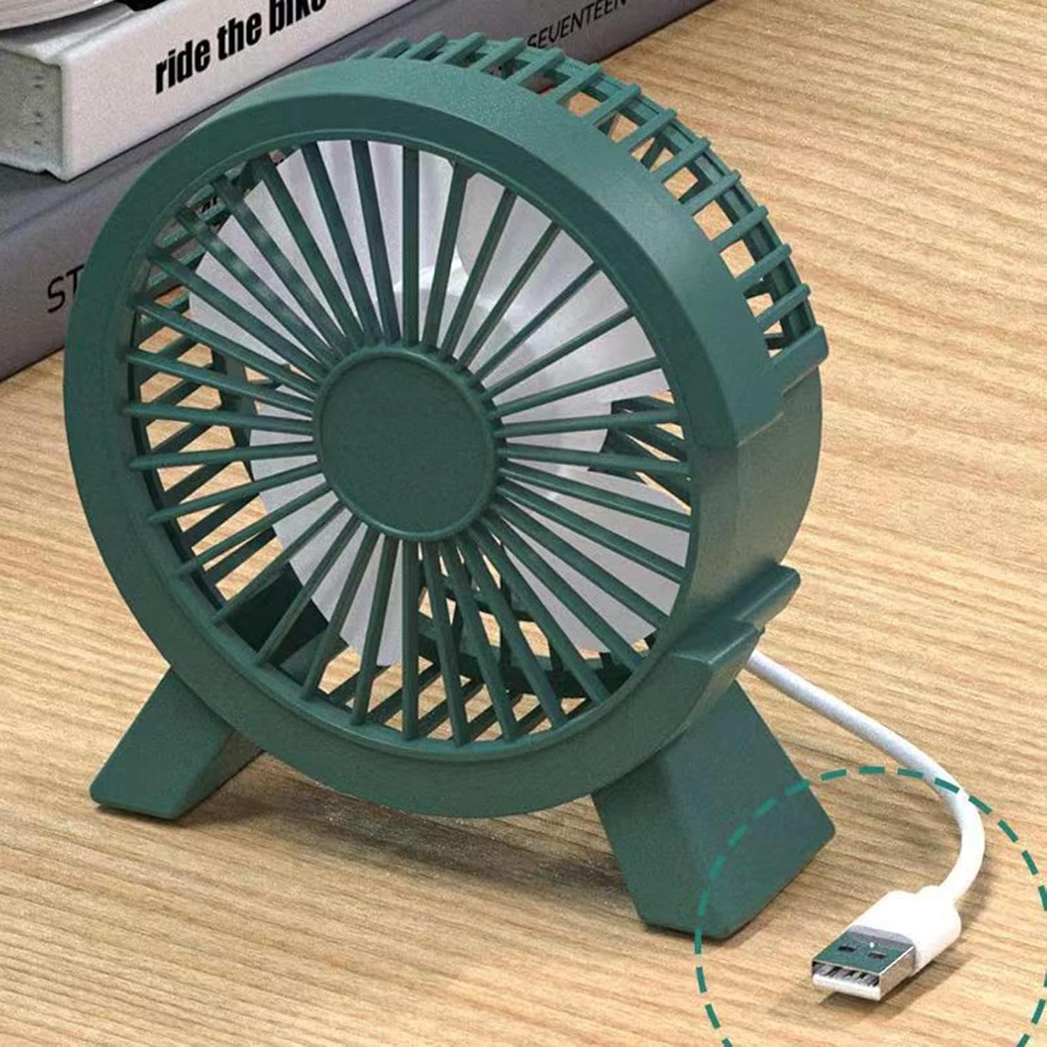 Mini USB Rechargeable Table Fa - مراجعة Home Office Jobs وسعره