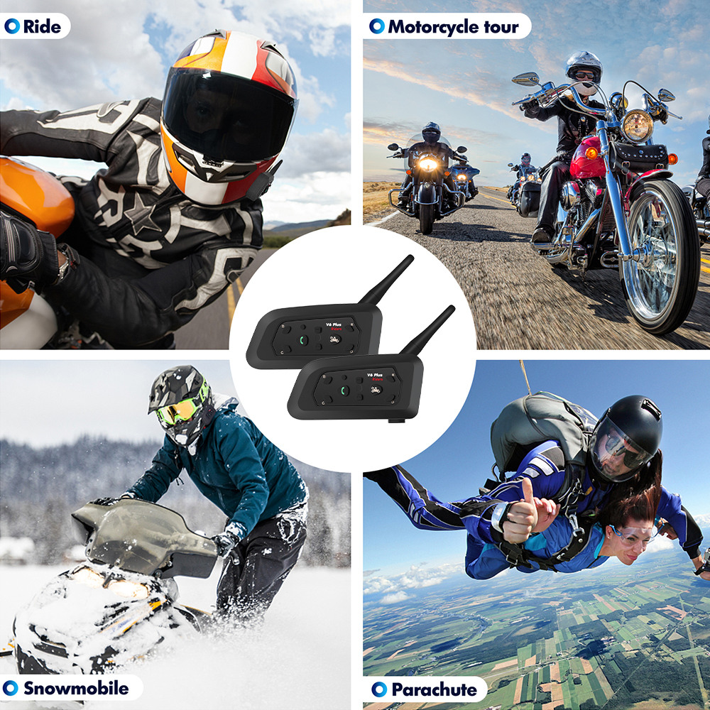 V6 Plus Motorcycle Helmet Inte - مراجعة Home Office Headset وسعره