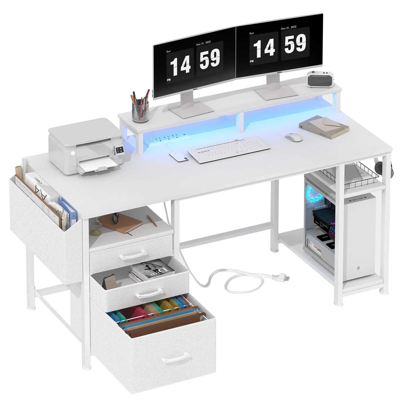 'Hot Sale Computer Desk with L - مراجعة Home Office Of Amazon وسعره