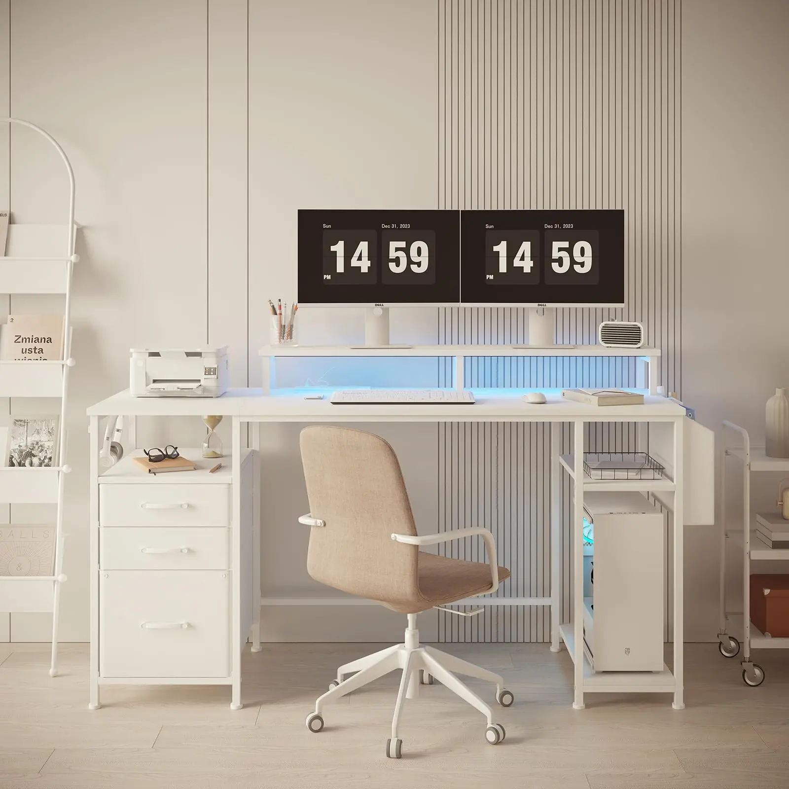 'Hot Sale Computer Desk with L - مراجعة Home Office Of Amazon وسعره