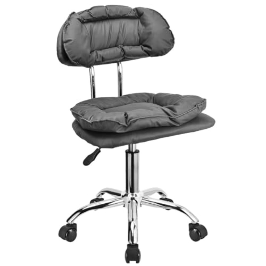 Rolling Stool Backrest Thick S - مراجعة Free Home Office وسعره
