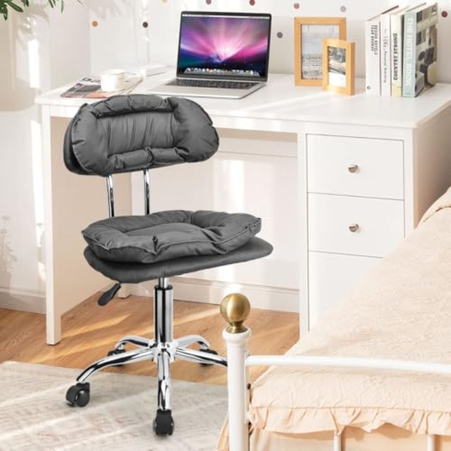Rolling Stool Backrest Thick S - مراجعة Free Home Office وسعره