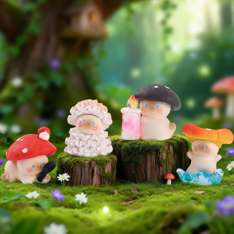 New Mushroom Cat Blind Box Fan - مراجعة Home Office Jobs وسعره