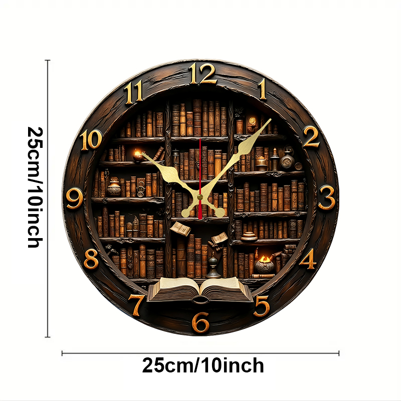 Library Nook Style Wooden Roun - مراجعة Home Office With Library وسعره